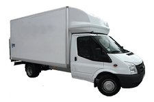 Ford Luton box tail lift hire van